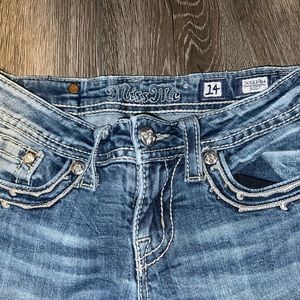 Miss me light blue jeans size 14